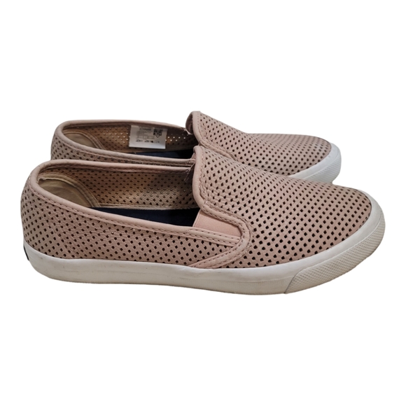 Sperry Seaside Perf Women's Tan Sneakers size 8.5 - Picture 2 of 8